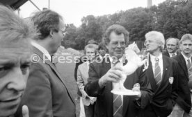 21.06.87 Stuttgarter Kickers Empfang DFB-Pokal Finale 1987