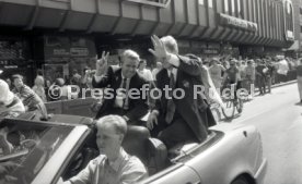 17.05.1992 VfB Stuttgart Meisterschaft Autokorso
