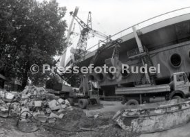 08.07.92 VfB Stuttgart Baustelle Neckarstadion