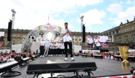 25.05.25 VfB Stuttgart Feier und Autokorso DFB-Pokal Sieg Stuttgart Schlossplatz
