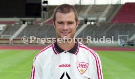 08.07.97 VfB Stuttgart Fototermin Saison 1997/1998