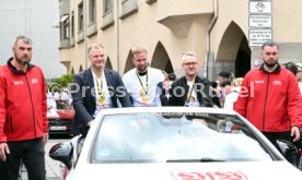 25.05.25 VfB Stuttgart Feier und Autokorso DFB-Pokal Sieg Stuttgart Schlossplatz