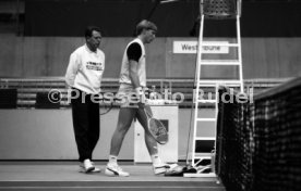 10.03.85 Tennis Davis Cup Deutschland - Spanien<