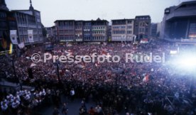26.05.1984 VfB Stuttgart Meisterschaft 1984 Empfang Rathaus