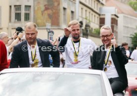 25.05.25 VfB Stuttgart Feier und Autokorso DFB-Pokal Sieg Stuttgart Schlossplatz