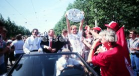 17.05.1992 VfB Stuttgart Meisterschaft Autokorso