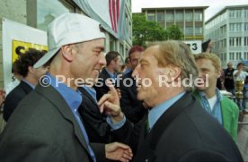 15.06.97 VfB Stuttgart Empfang am Rathaus DFB-Pokal Sieg 1997