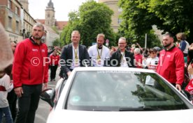 25.05.25 VfB Stuttgart Feier und Autokorso DFB-Pokal Sieg Stuttgart Schlossplatz
