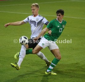 Fu&szlig;ball U 21 M&auml;nner EM-Qualifikation Deutschland-Irland