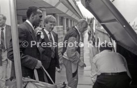 15.09.92 Ankunft Leeds United Flughafen Stuttgart