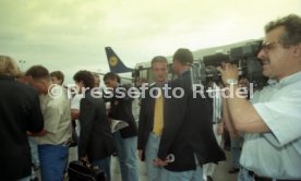 13.06.97 VfB Stuttgart Abflug Berlin DFB-Pokal Finale 1997
