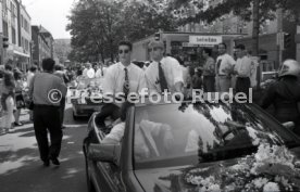 17.05.1992 VfB Stuttgart Meisterschaft Autokorso