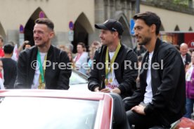 25.05.25 VfB Stuttgart Feier und Autokorso DFB-Pokal Sieg Stuttgart Schlossplatz