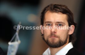 Stuttgarter Kickers Pressekonferenz Vorstellung Neuer Trainer