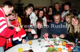 VfB Stuttgart Junior-Club Weihnachtsfeier 1999 Ralf Rangnick Foto Rudel
