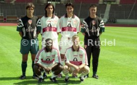 08.07.97 VfB Stuttgart Fototermin Saison 1997/1998