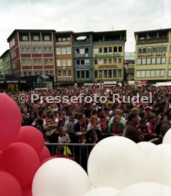 15.06.97 VfB Stuttgart Empfang am Rathaus DFB-Pokal Sieg 1997