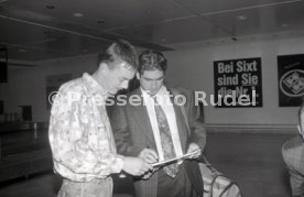 15.09.92 Ankunft Leeds United Flughafen Stuttgart