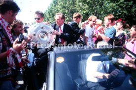 17.05.1992 VfB Stuttgart Meisterschaft Autokorso
