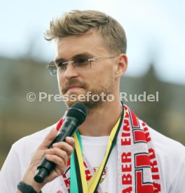 25.05.25 VfB Stuttgart Feier und Autokorso DFB-Pokal Sieg Stuttgart Schlossplatz