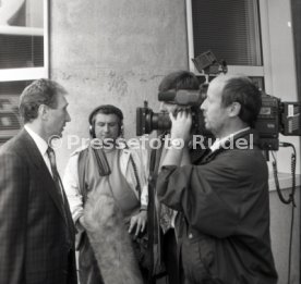 15.09.92 Ankunft Leeds United Flughafen Stuttgart