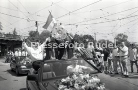 17.05.1992 VfB Stuttgart Meisterschaft Autokorso