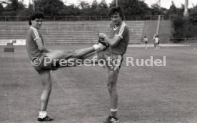 04.07.85 VfB Stuttgart Amateure Training