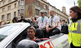 25.05.25 VfB Stuttgart Feier und Autokorso DFB-Pokal Sieg Stuttgart Schlossplatz