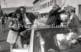 17.05.1992 VfB Stuttgart Meisterschaft Autokorso