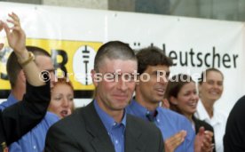 15.06.97 VfB Stuttgart Empfang am Rathaus DFB-Pokal Sieg 1997