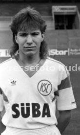 28.06.88 Karlsruher SC Fototermin Saison 1988/1989