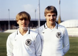 09.08.79 VfB Stuttgart Spieler im Trikot Nationalmannschaft