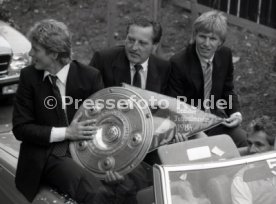 26.05.1984 VfB Stuttgart Meisterschaft 1984 Autokorso Bad Cannstatt
