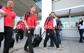 VfB Stuttgart Ankunft Flughafen Stuttgart Kurztrainingslager Mallorca