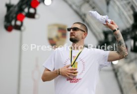 25.05.25 VfB Stuttgart Feier und Autokorso DFB-Pokal Sieg Stuttgart Schlossplatz