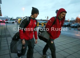 VfB Stuttgart Abflug ins Trainingslager La Manga Flughafen Stuttgart