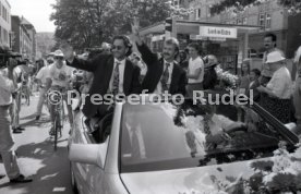 17.05.1992 VfB Stuttgart Meisterschaft Autokorso