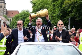25.05.25 VfB Stuttgart Feier und Autokorso DFB-Pokal Sieg Stuttgart Schlossplatz