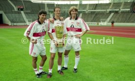 15.07.97 VfB Stuttgart Fototermin DFB-Pokal Sieger 1997