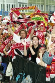 15.06.97 VfB Stuttgart Empfang am Rathaus DFB-Pokal Sieg 1997