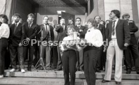 26.05.1984 VfB Stuttgart Meisterschaft 1984 Empfang Rathaus