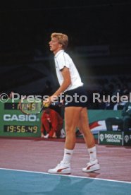 10.03.85 Tennis Davis Cup Deutschland - Spanien<