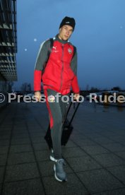 VfB Stuttgart Abflug ins Trainingslager La Manga Flughafen Stuttgart
