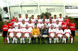29.08.03 U19 VfB Stuttgart Fototermin Saison 2003/2004
