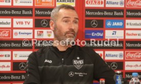 VFB Stuttgart PK Trainer Tim Walter