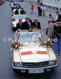 26.05.1984 VfB Stuttgart Meisterschaft 1984 Autokorso Bad Cannstatt