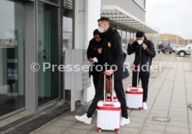 23.01.22 VfB Stuttgart Abflug Trainingslager Marbella
