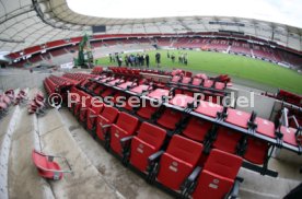 03.06.22 VfB Stuttgart Baggerbiss Umbau Mercedes-Benz Arena Haupttribüne