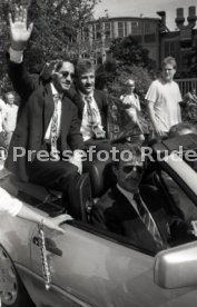 17.05.1992 VfB Stuttgart Meisterschaft Autokorso