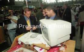 13.06.97 VfB Stuttgart Abflug Berlin DFB-Pokal Finale 1997